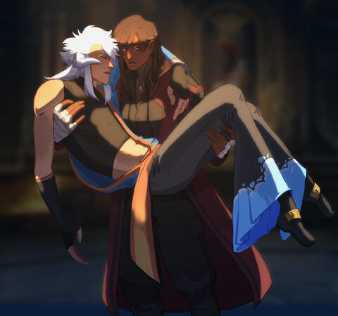 Kraai & Yulin - DnD commission for Darthulios